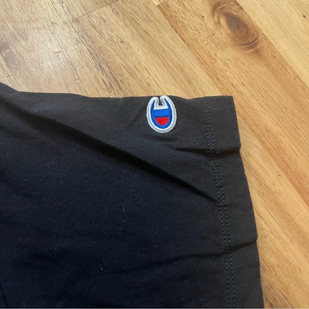 Champion Cropped Tee Black L – Pink Starburst Logo - Picture 5 of 7